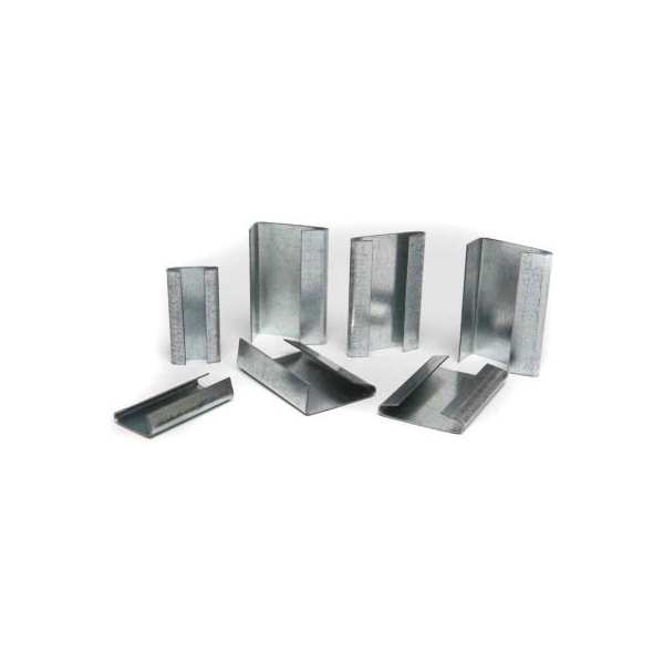 Independent Metal Strap Co. Independent Metal Strap Heavy Duty Semi Open Seals, 3/4" Strap Width, Pack of 2000 717 - main